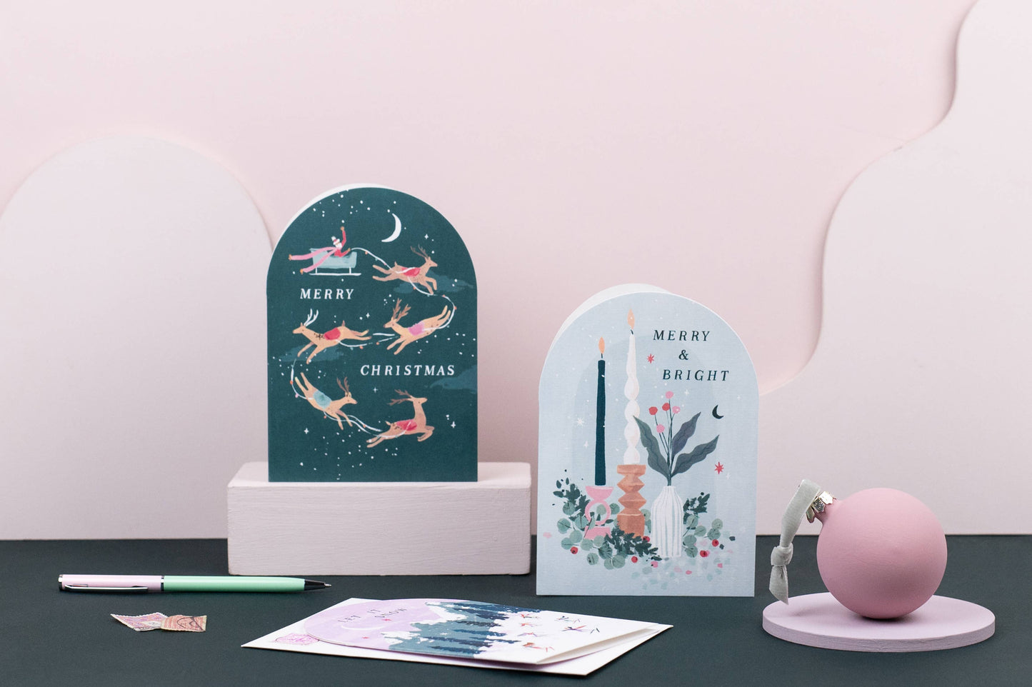 Carte de Noël Renne | Cartes de Fêtes  SISTER PAPER CO