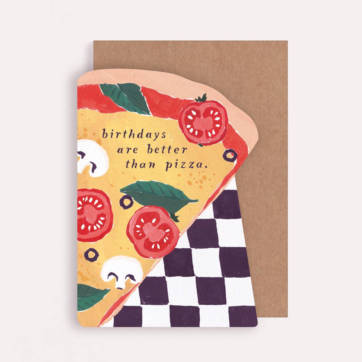 Carte d'anniversaire Pizza Slice | Carte d'anniversaire Pizza | SISTER PAPER CO