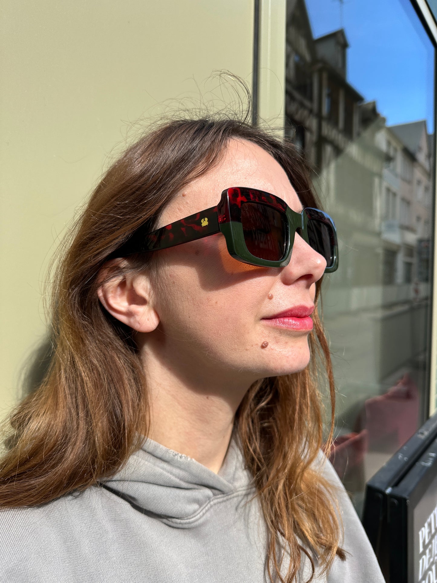LUNETTES DE SOLEIL IDA VERTES & ECAILLES DE TORTUE - OCÉANIDES EYEWEAR