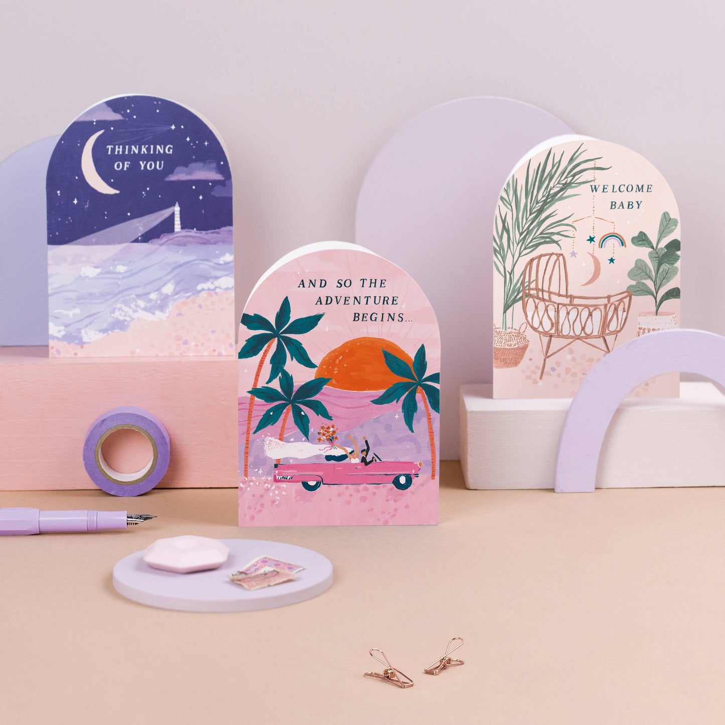 Carte de mariage Aventures | Carte de la mariée et du marié | SISTER PAPER CO