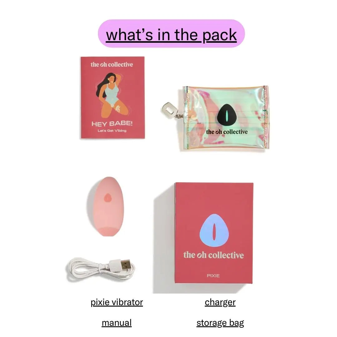 Pixie | Mini-vibromasseur clitoridien Pink Me Happy - THE OH COLLECTIVE!