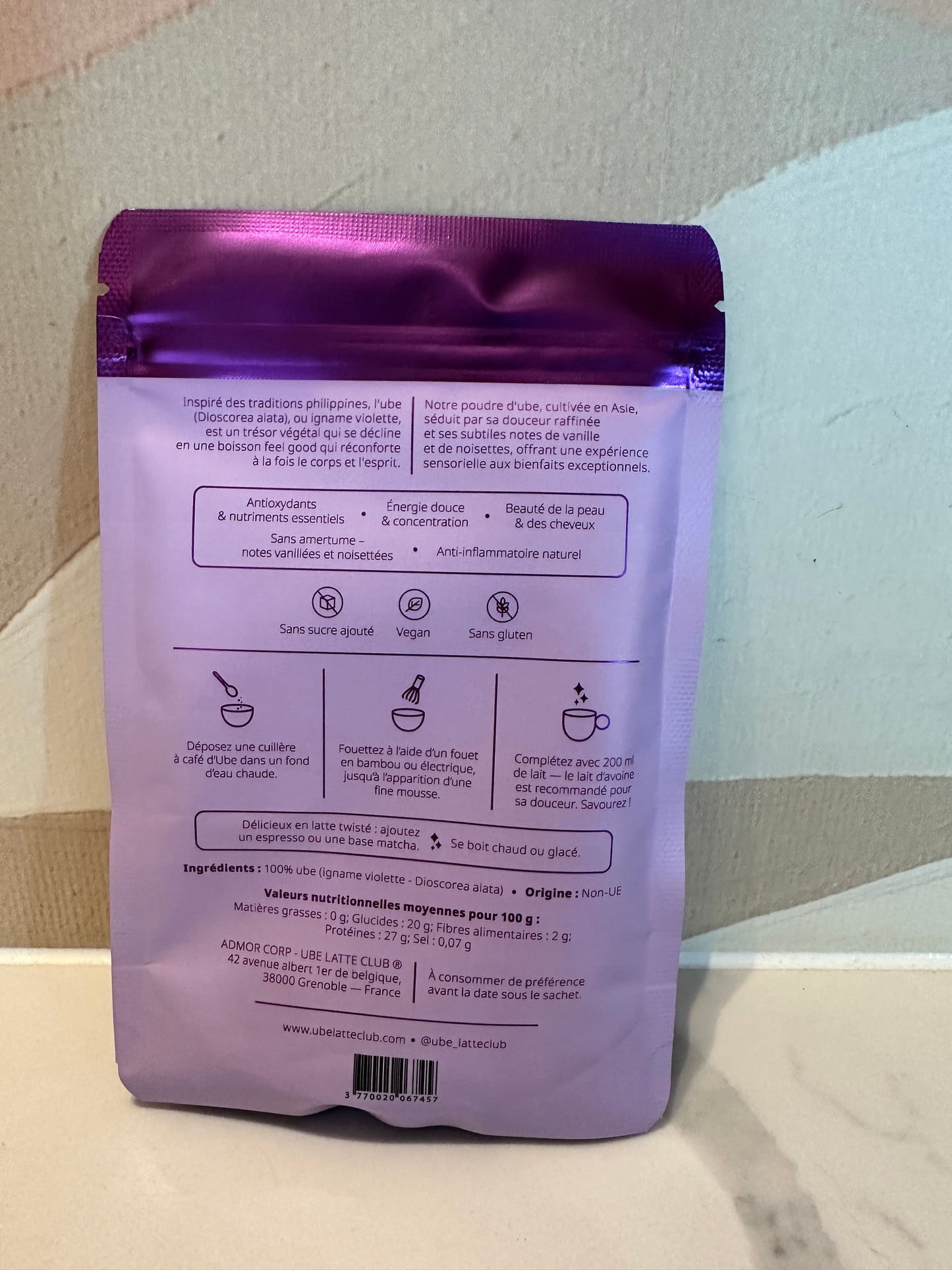 Poudre Ube Latte Club 80g