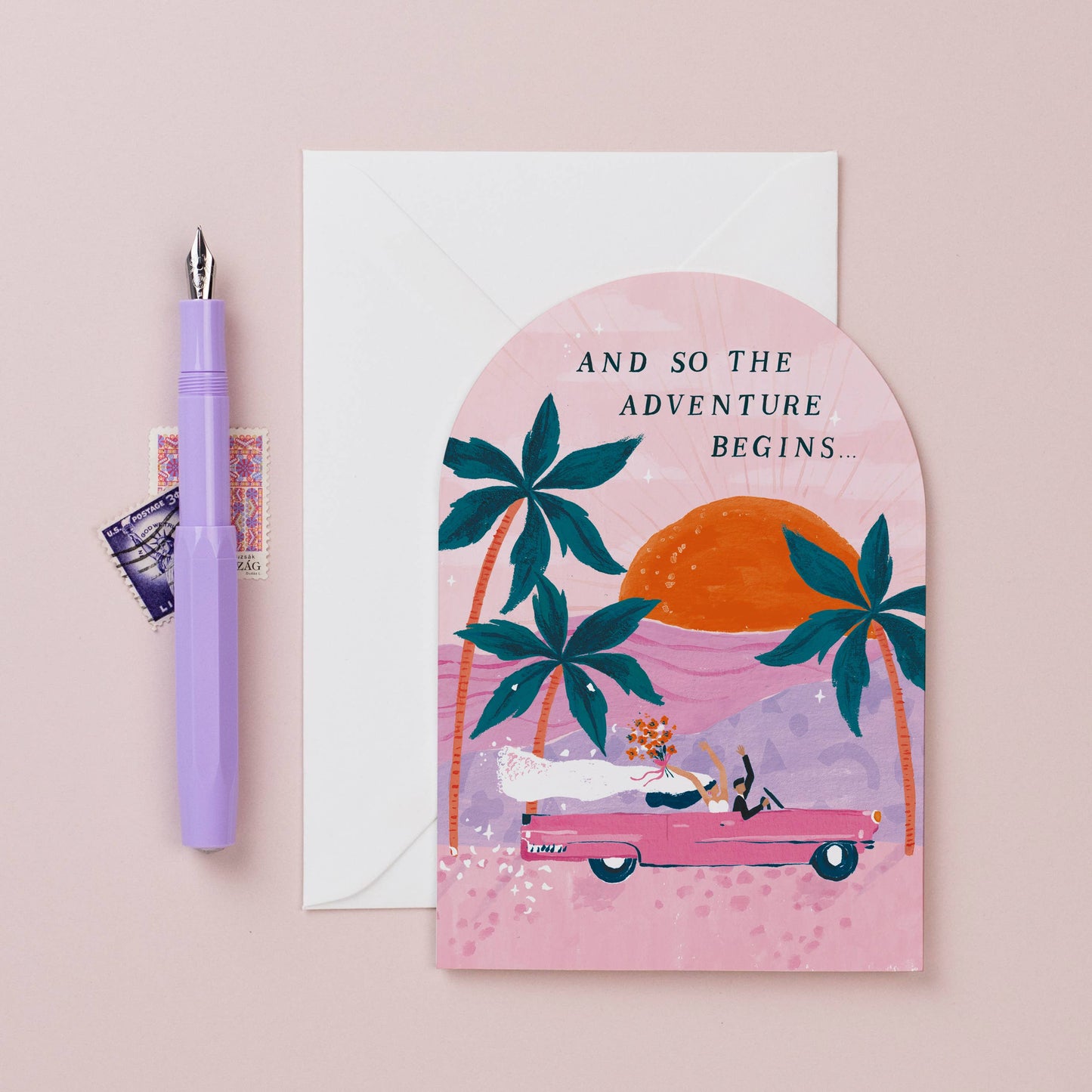 Carte de mariage Aventures | Carte de la mariée et du marié | SISTER PAPER CO