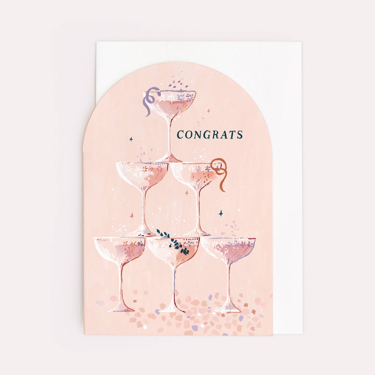 Carte de félicitations au champagne | Fiançailles | Cartes de mariage - SISTER PAPER CO