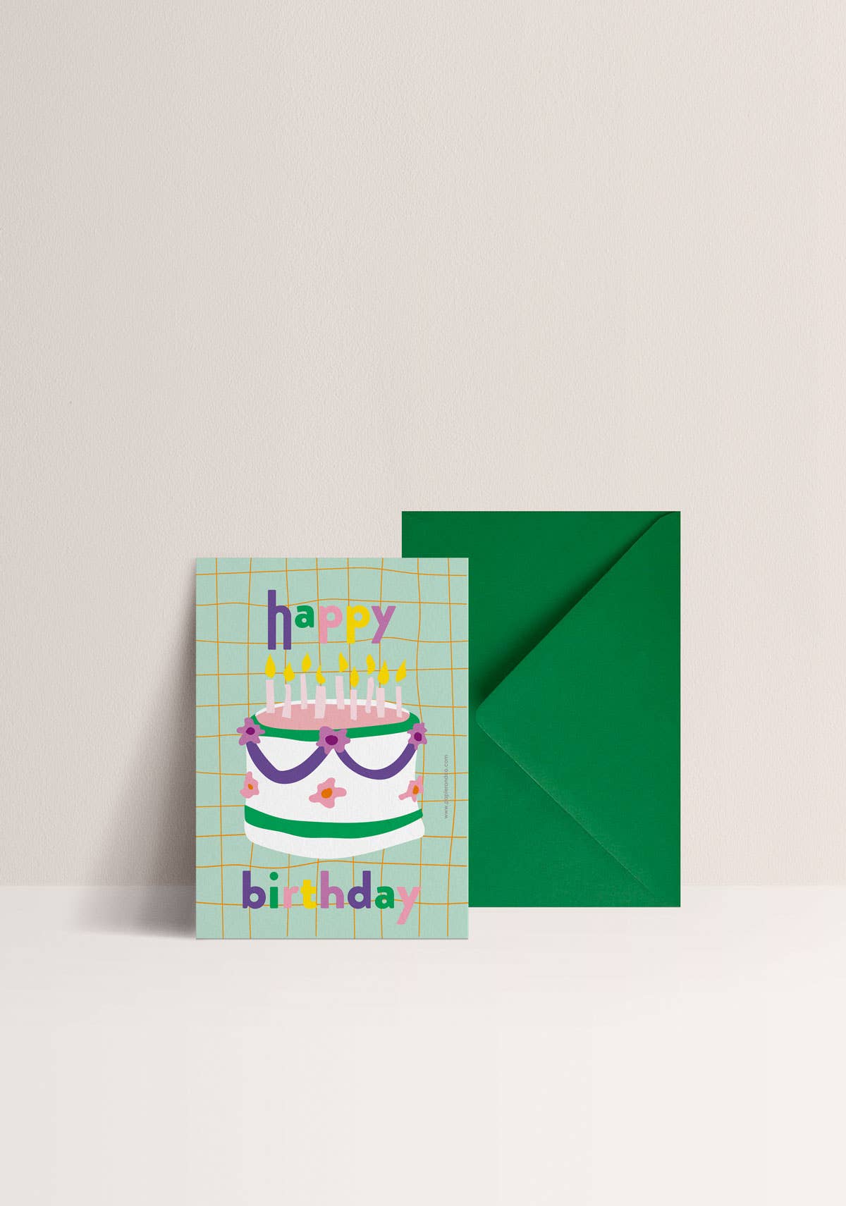 Carte - Green Birthday - PAPIER & CO
