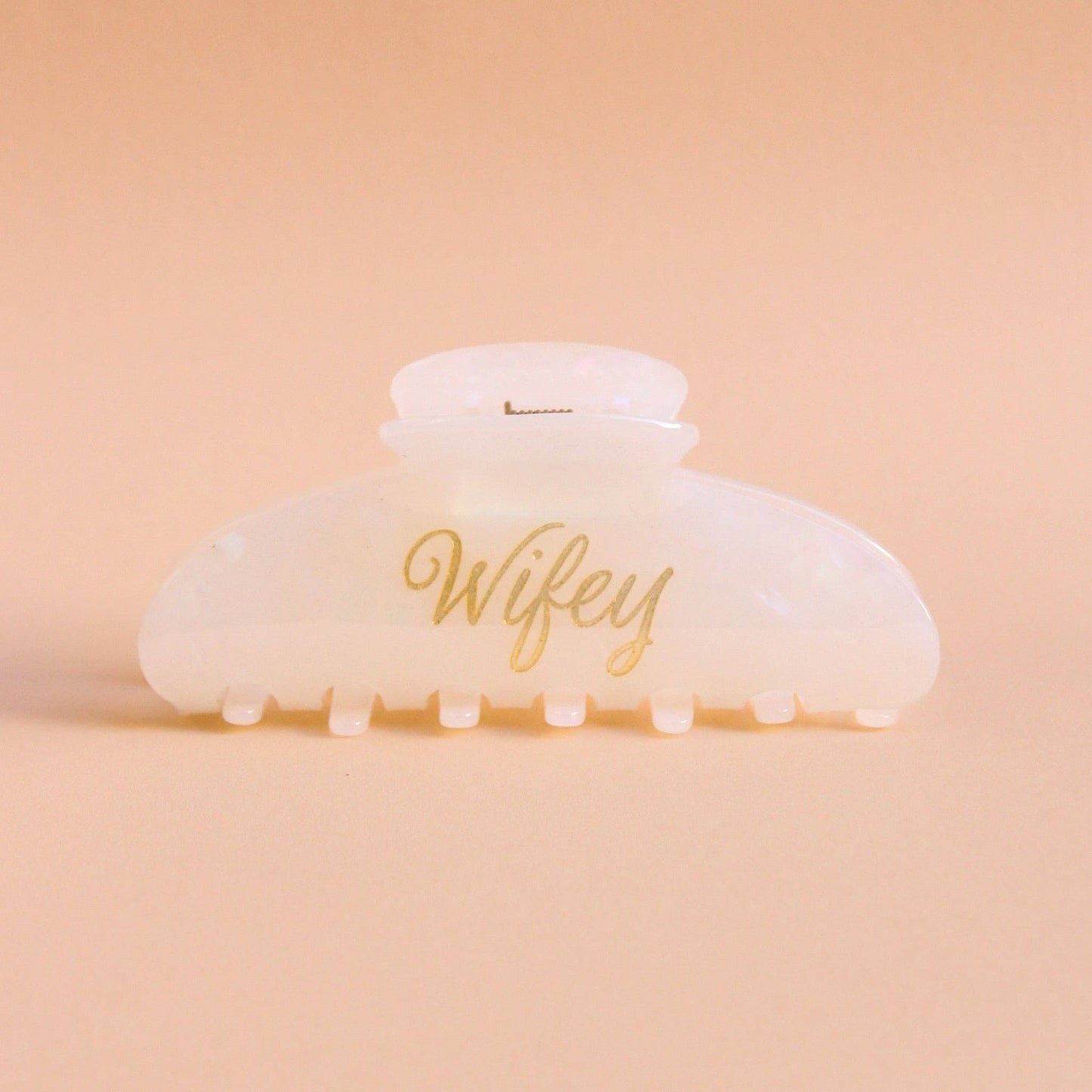 Barrette "Wifey - Blanc"