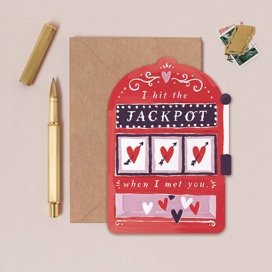 Carte Jackpot Amour | Cartes d'anniversaire | Cartes de Saint-Valentin SISTER PAPER CO