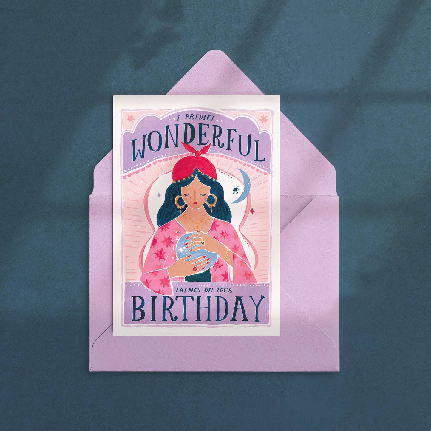 Carte d'anniversaire Fortune | Carte Crystal Ball | SISTER PAPER CO
