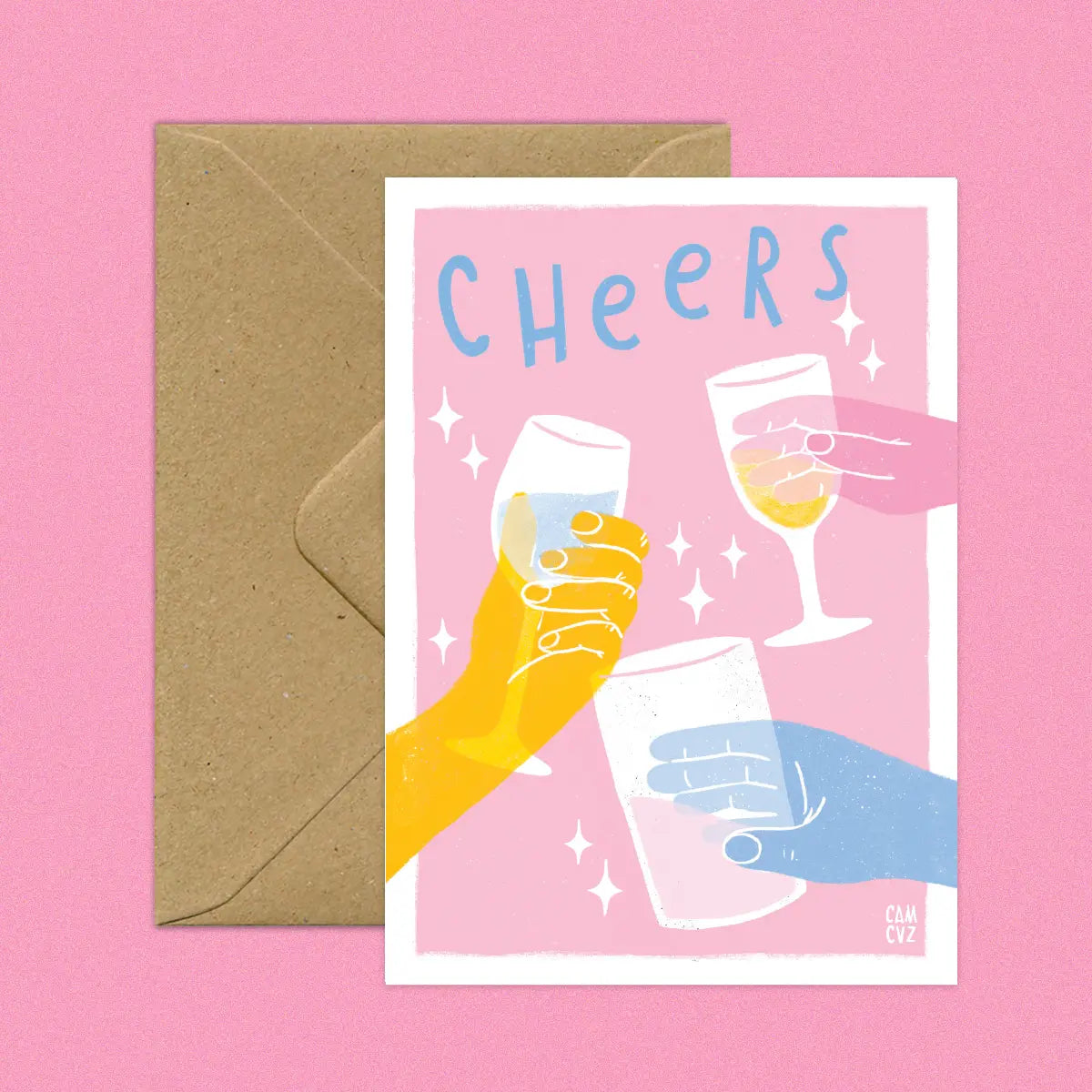 Cheers - carte postale - CAMILLE CAUVEZ