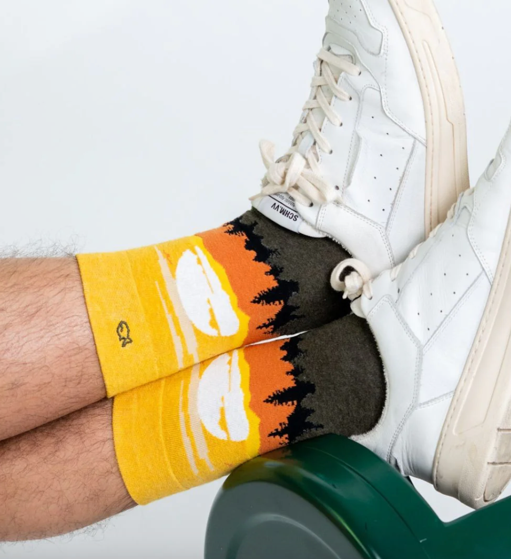 Chaussettes en coton peigné à motifs - Yosemite - BILLY BELT