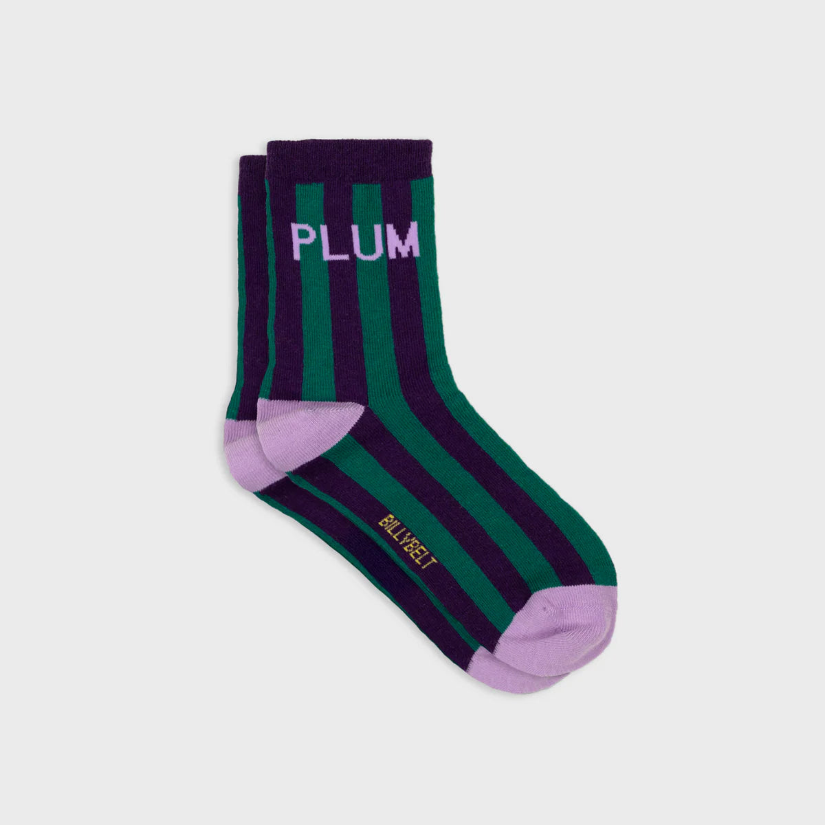 Chaussettes en coton peigné Rayées - Plum BILLY BELT