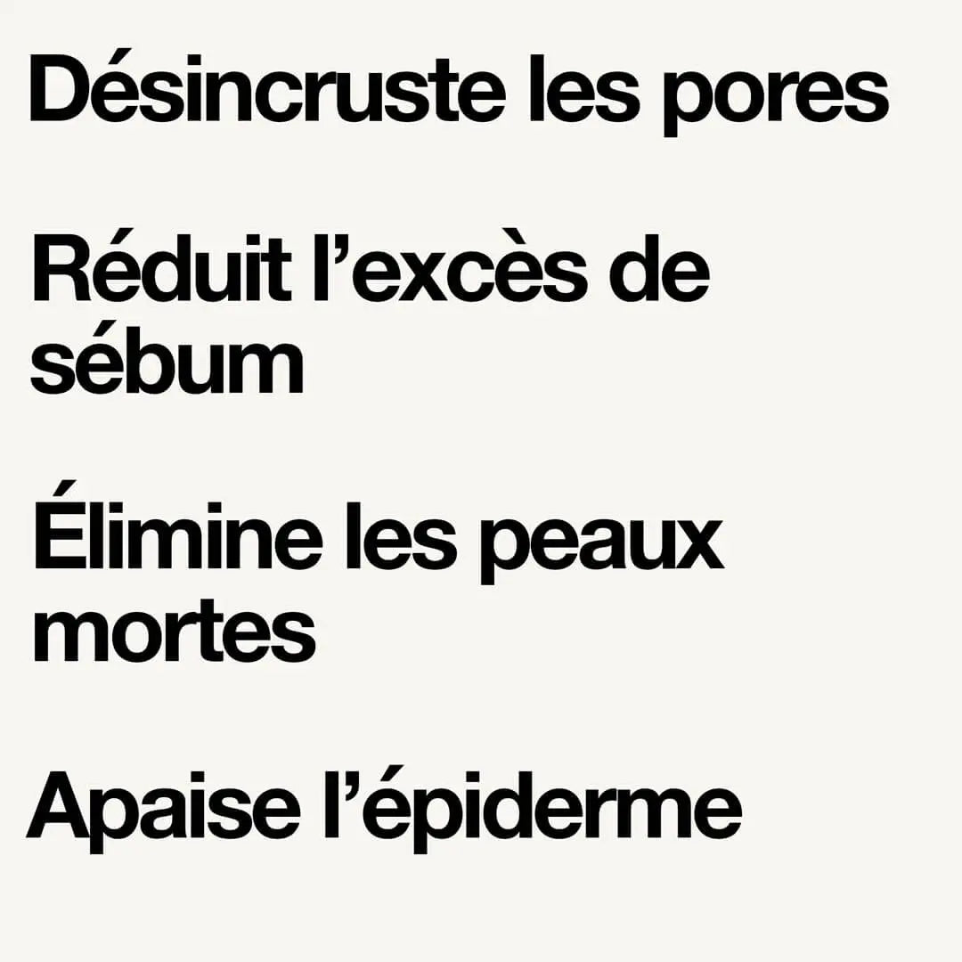 Masque Exfoliant Visage - SAPIENS