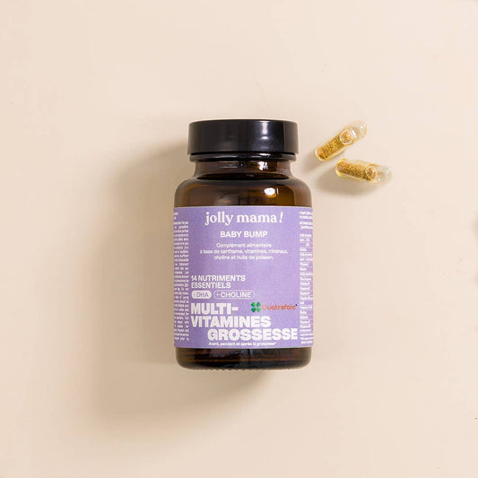 Baby bump - complément grossesse multivitamines et DHA - JOLLY MAMA!