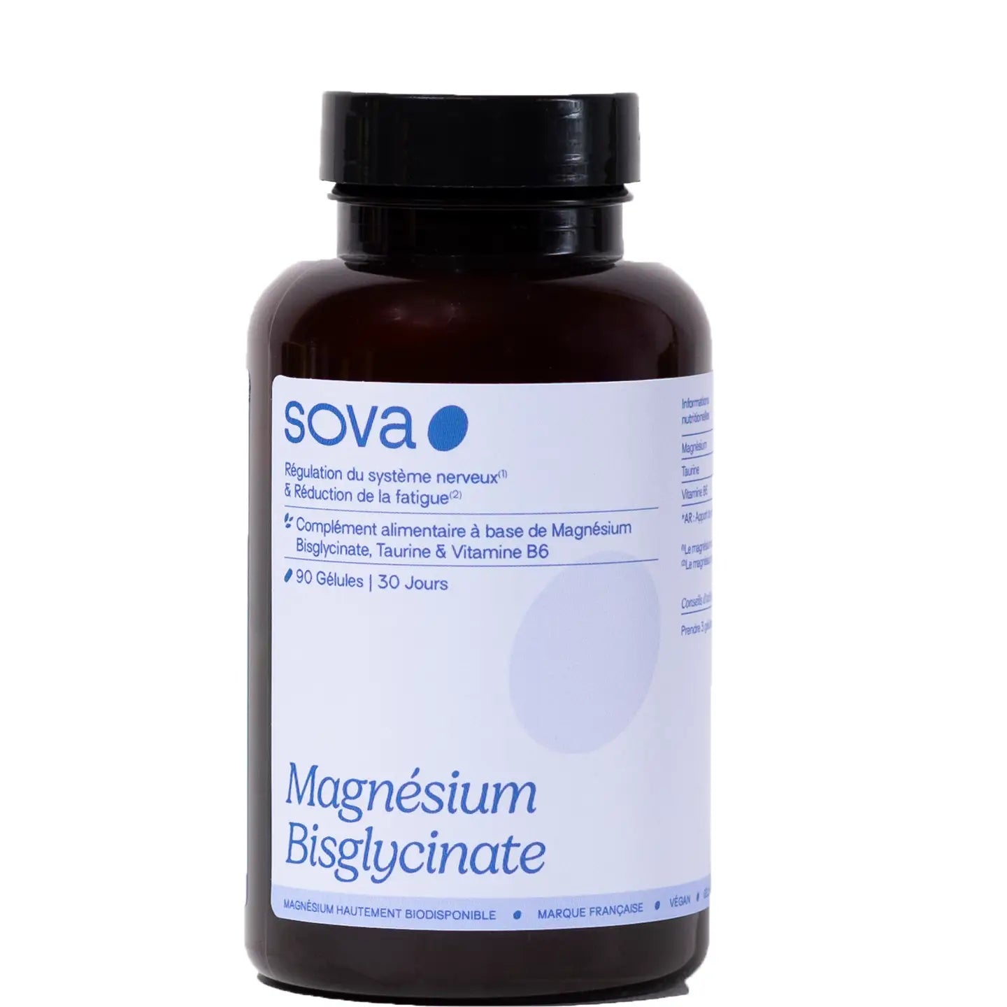 Bisglycinate de Magnésium - Minéral essentiel - SOVA