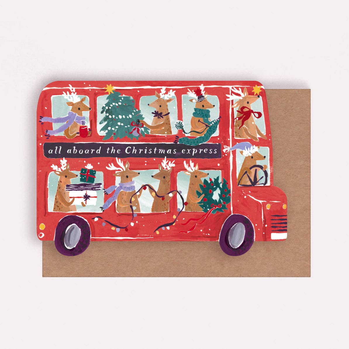 Carte de Noël Bus de Rennes | Cartes de Fêtes | Noël 2025 - SISTER PAPER CO