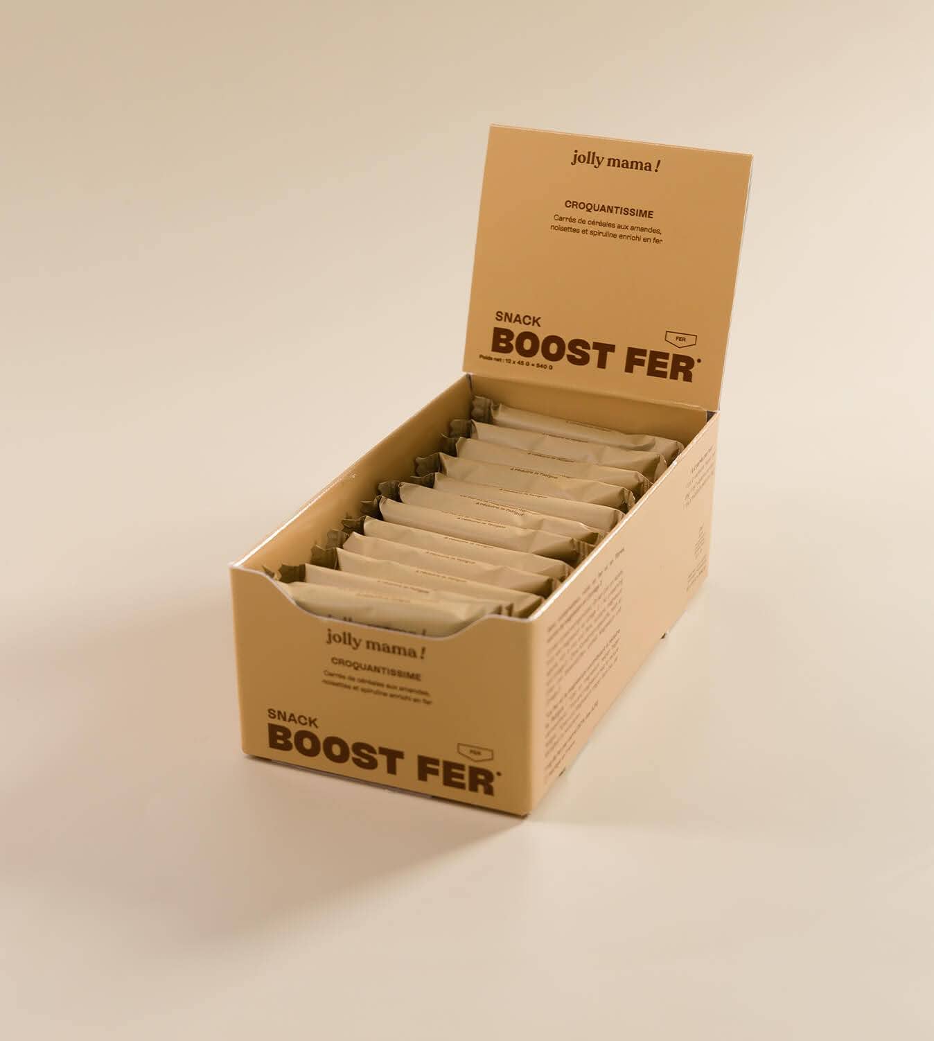 Snack Boost Fer barre sans gluten - JOLLY MAMA!