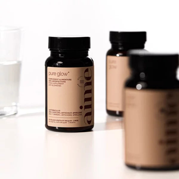 Complément alimentaire acné, Pure Glow - AIME