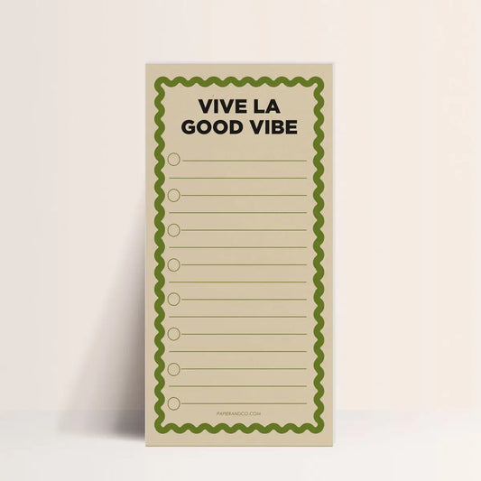Bloc Note - Vive la Good Vibe - PAPIER & CO