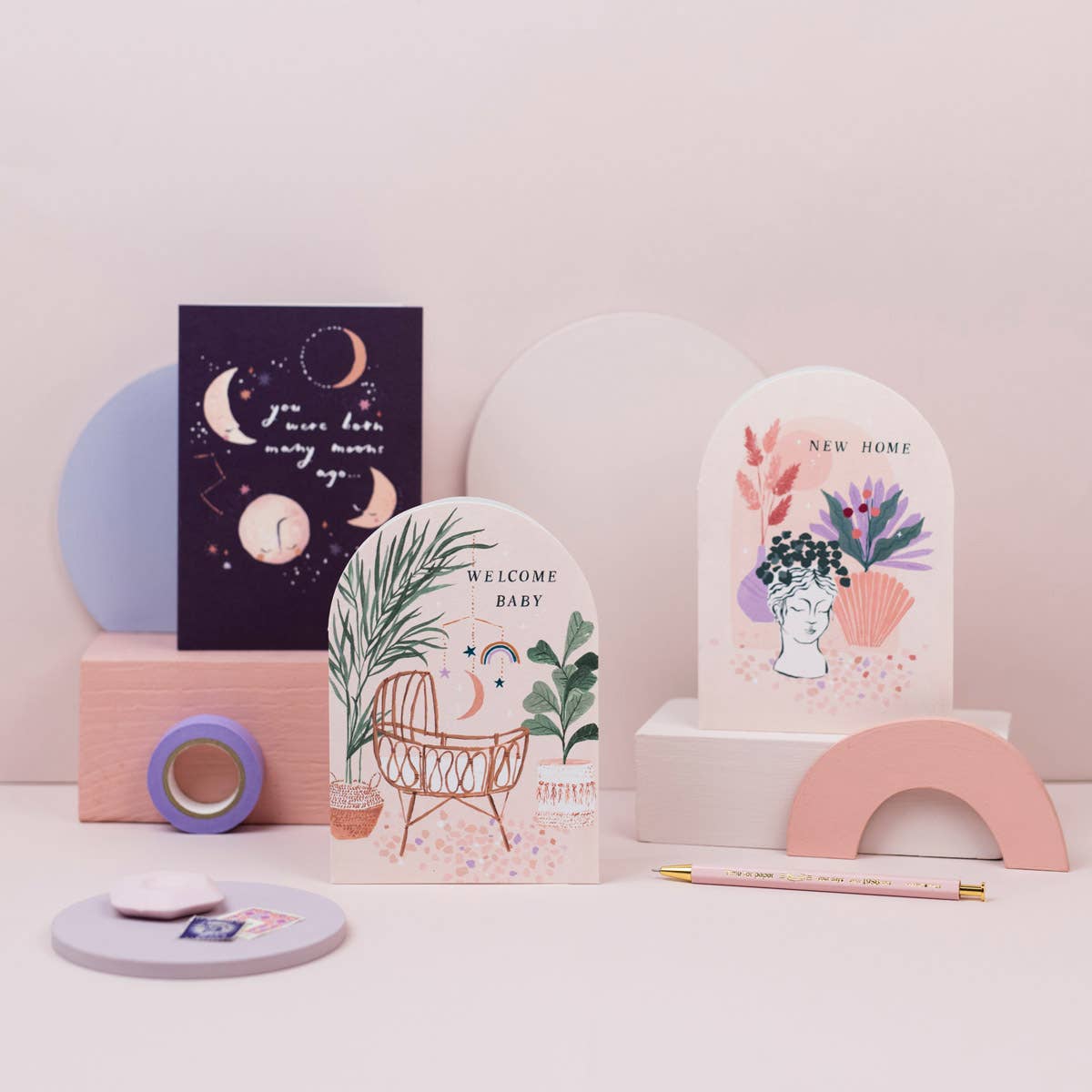 Welcome Baby Card | New Baby Card | SISTER PAPER CO