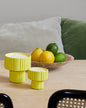 Bougie Podium Large Jaune Citron SIMONE - MAMÈNE