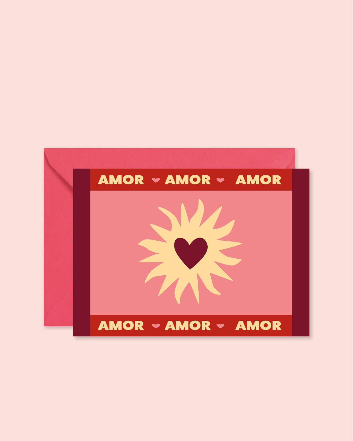 Carte - Amor amor (avec enveloppe)
