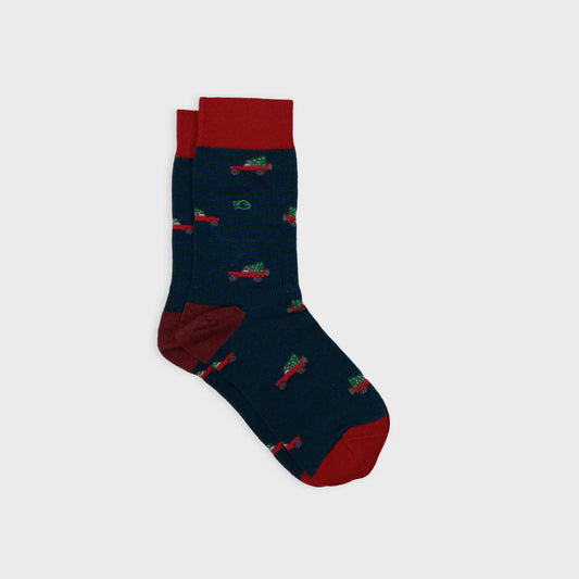 Chaussettes en coton peigné à motifs - Christmas Jeep BILLY BELT