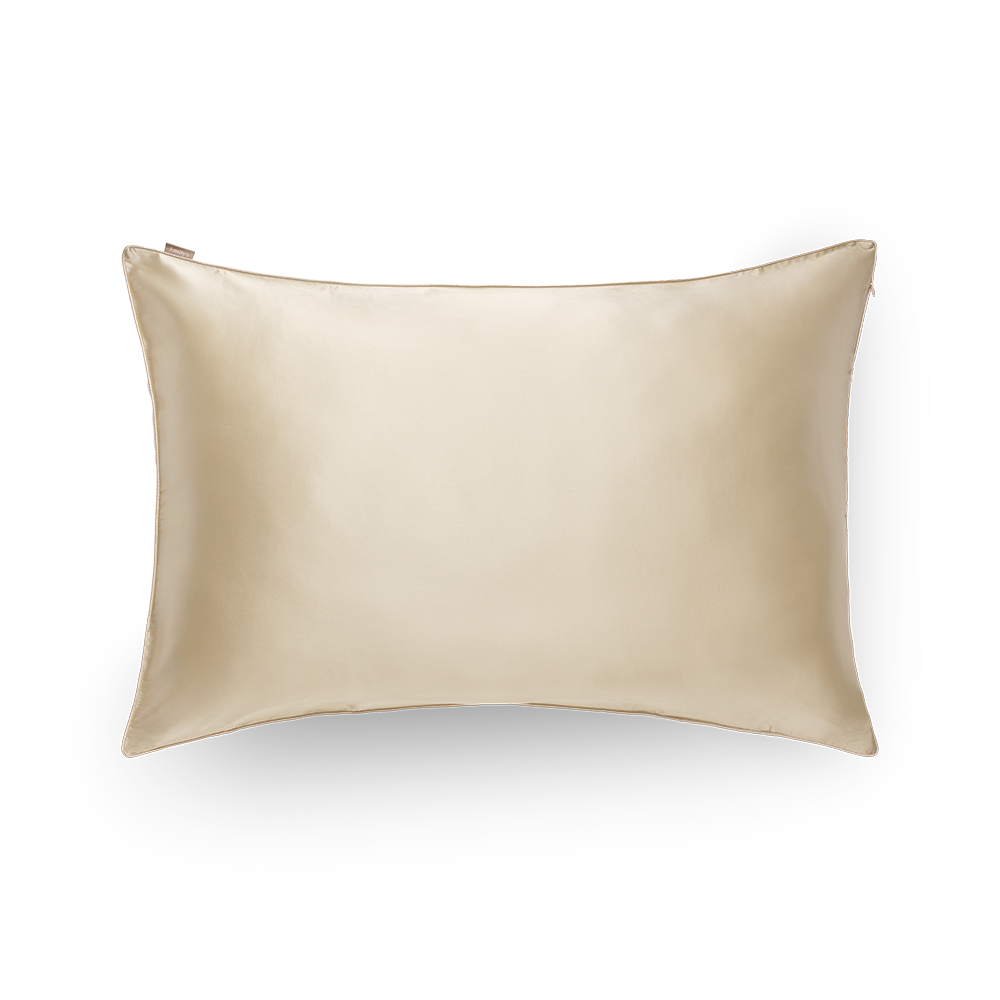 Taie d'Oreiller 100% Pure Soie de Mûrier: Champagne EMILY'S PILLOW