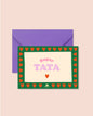 Carte "Famille" : Super tata (avec enveloppe)