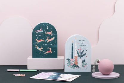 Carte de Noël Renne | Cartes de Fêtes  SISTER PAPER CO