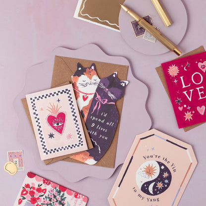 Cartes Nine Lives Cats | Cartes d'amour | SISTER PAPER CO