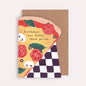 Carte d'anniversaire Pizza Slice | Carte d'anniversaire Pizza | SISTER PAPER CO