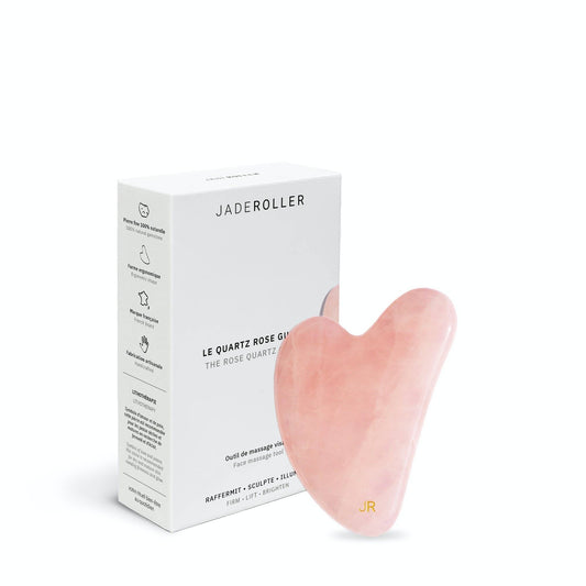 Le Gua Sha Quartz Rose - Pierre de massage visage