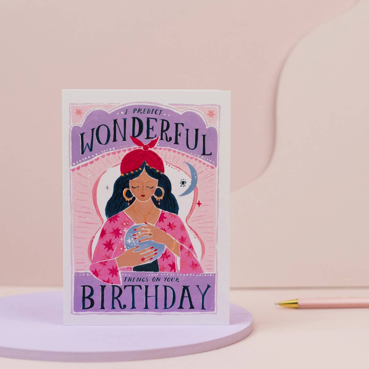 Carte d'anniversaire Fortune | Carte Crystal Ball | SISTER PAPER CO