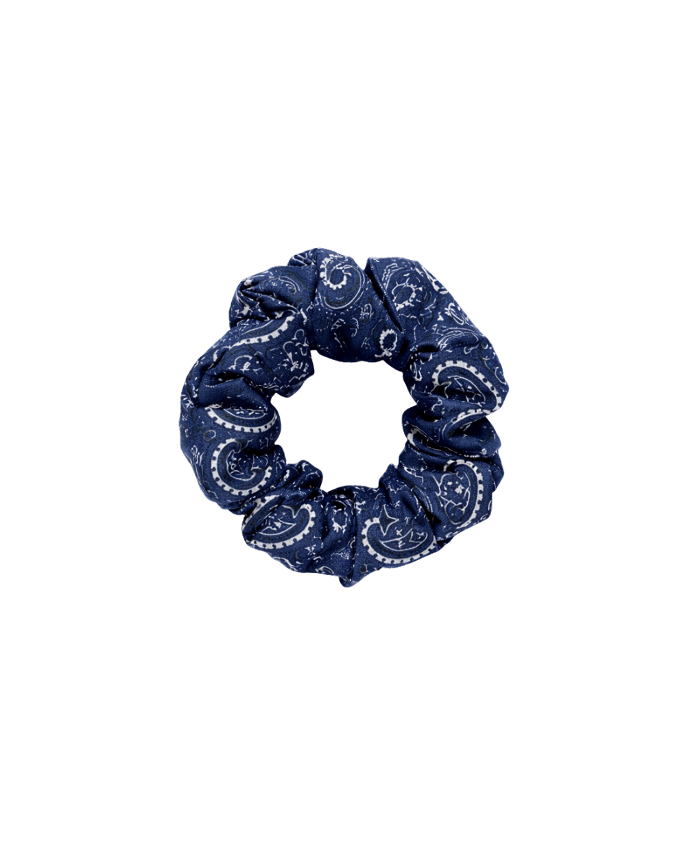 Chouchou Bandana bleu Pure Soie Emily’s Pillow