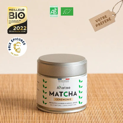 Thé matcha bio cérémonie - 30g