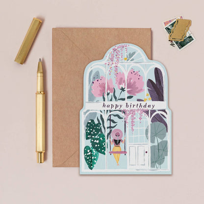 Carte d'anniversaire Greenhouse | SISTER PAPER CO