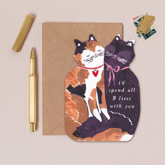 Cartes Nine Lives Cats | Cartes d'amour | SISTER PAPER CO
