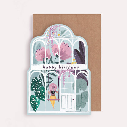 Carte d'anniversaire Greenhouse | SISTER PAPER CO