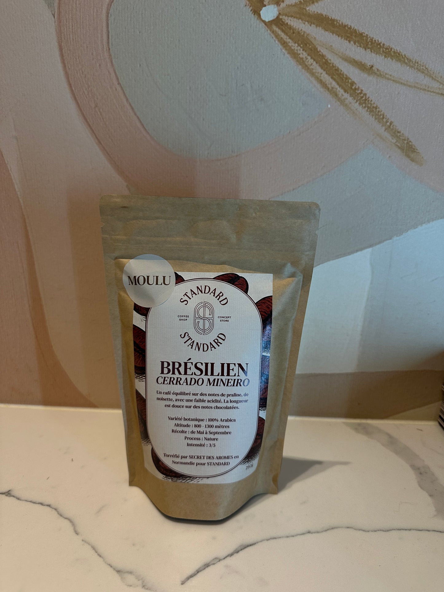 Café moulu Brésilien 250g - Standard