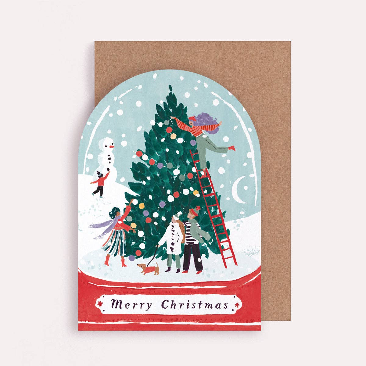Carte de Noël Boule à Neige | Cartes de Fêtes | Noël 2025 - SISTER PAPER CO