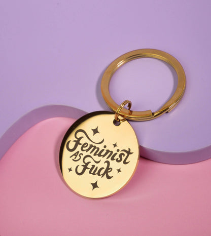 Porte-Clé Feminist As Fuck MALICIEUSE