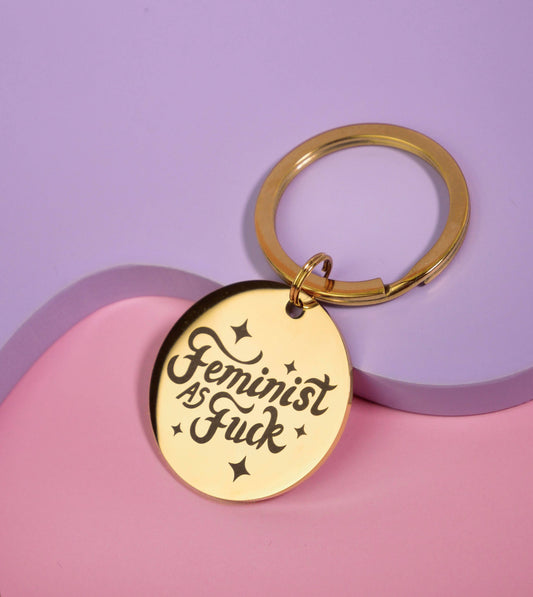 Porte-Clé Feminist As Fuck MALICIEUSE