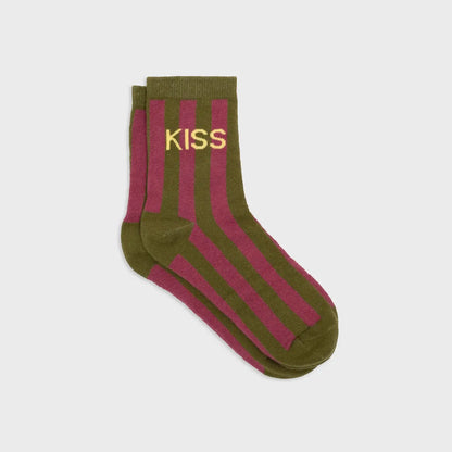 Chaussettes rayées - Kiss