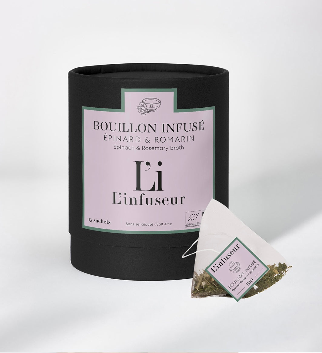 Bouillon épinard romarin l’Infuseur