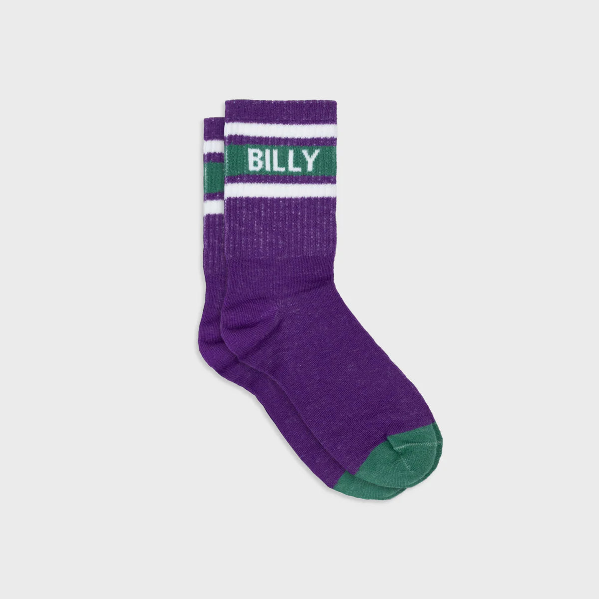 Chaussettes tennis - Violet et vert BILLY BELT