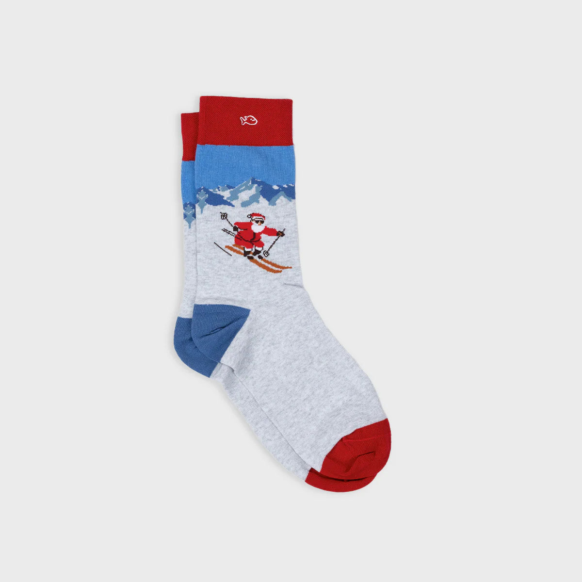 Chaussettes en coton peigné à motifs - Crazy snow BILLY BELT