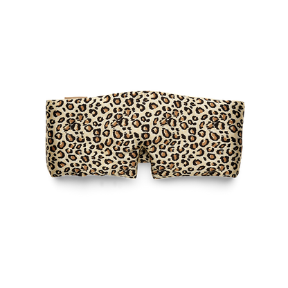 Masque de Nuit Bandeau Pure Soie: Leopard  EMILY'S PILLOW