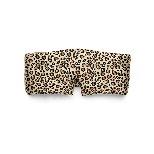 Masque de Nuit Bandeau Pure Soie: Leopard  EMILY'S PILLOW