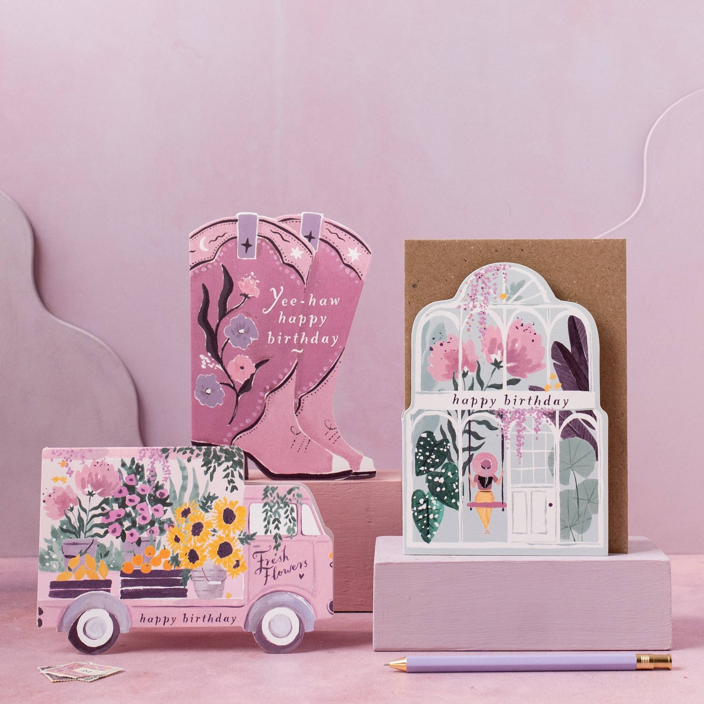 Carte d'anniversaire Greenhouse | SISTER PAPER CO