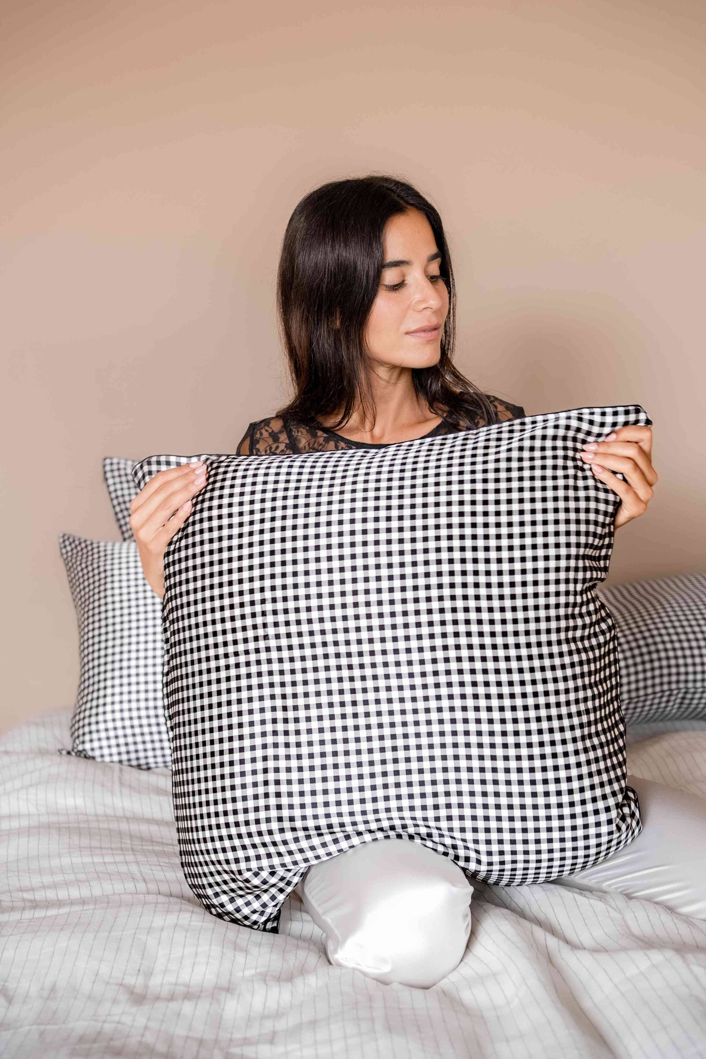Taie d'Oreiller 100% Pure Soie de Mûrier: Champagne EMILY'S PILLOW